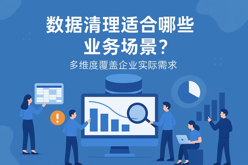 数据清理适合哪些业务场景？多维度覆盖企业实际需求。