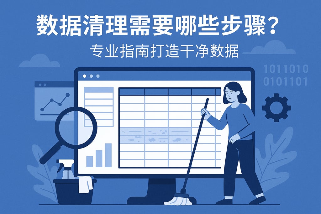 数据清理需要哪些步骤？专业指南打造干净数据