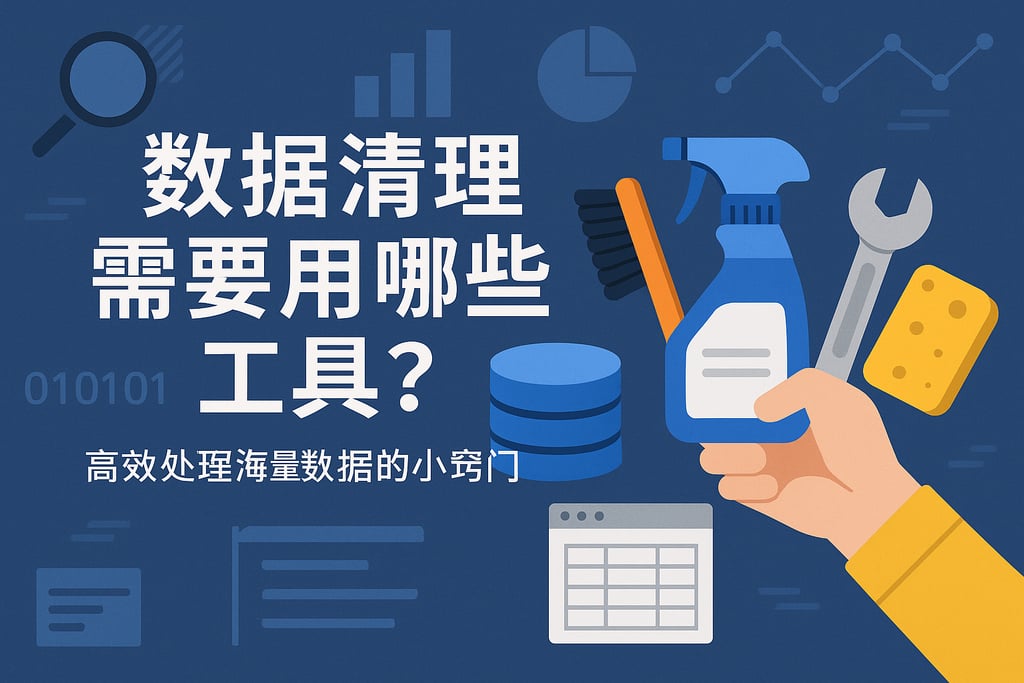 数据清理需要用哪些工具？高效处理海量数据的小窍门。