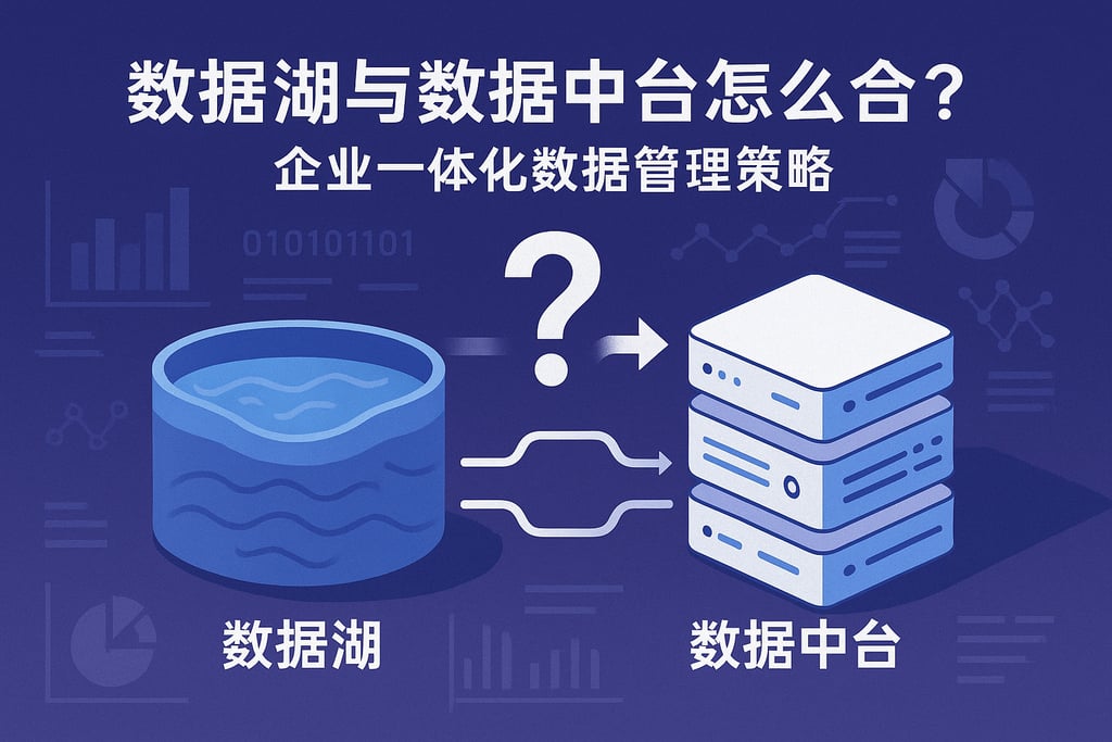 数据湖与数据中台怎么结合？企业一体化数据管理策略