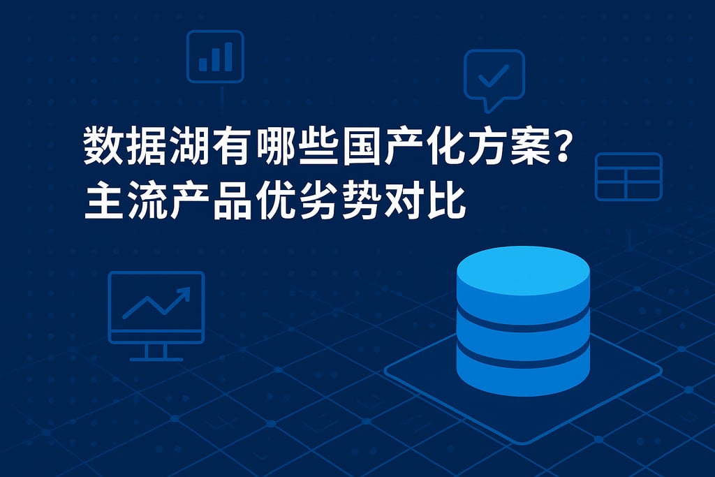 数据湖有哪些国产化方案？主流产品优劣势对比