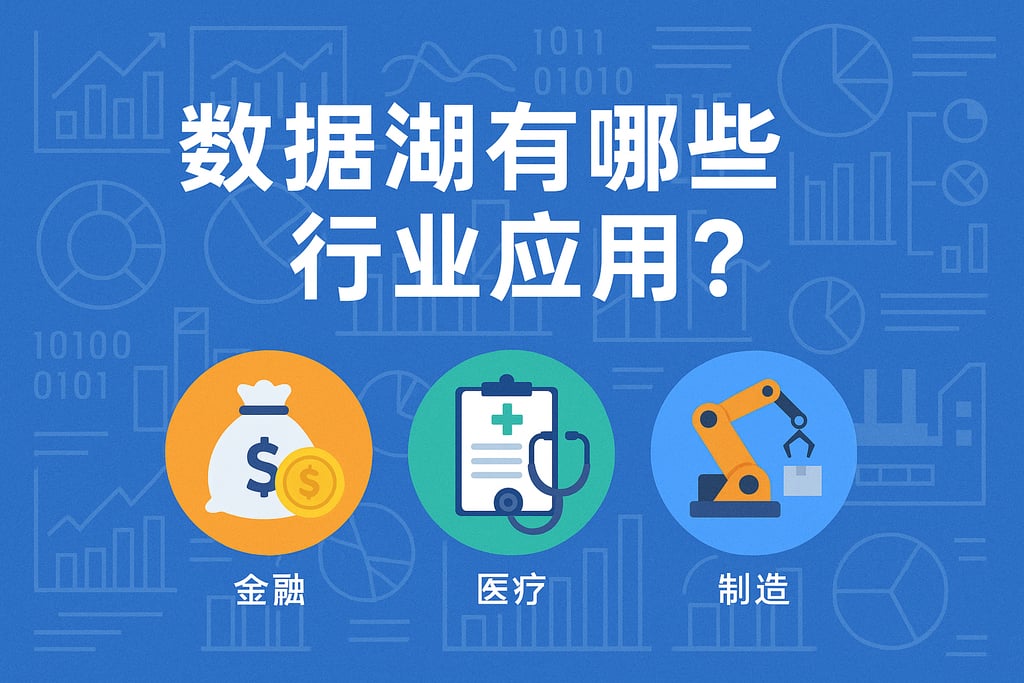 数据湖有哪些行业应用？金融、医疗、制造全覆盖