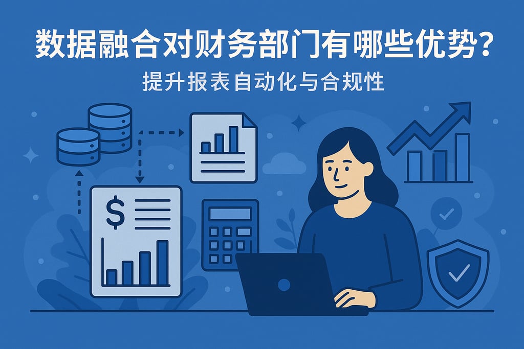 数据融合对财务部门有哪些优势？提升报表自动化与合规性