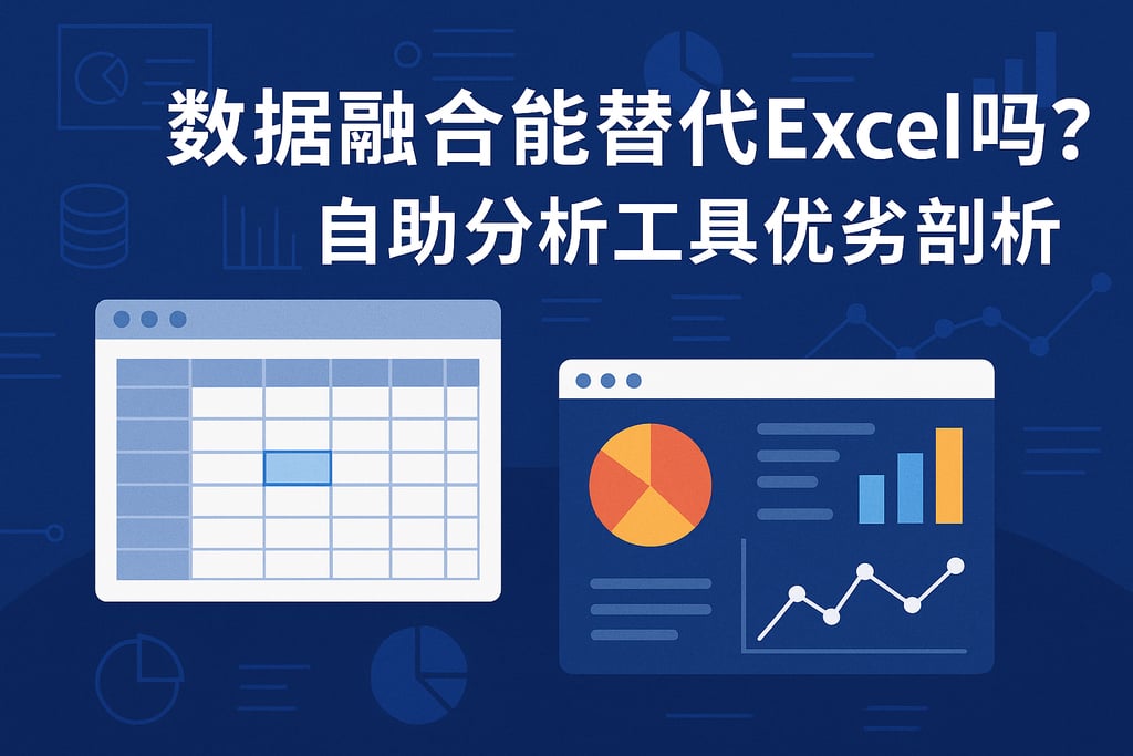 数据融合能替代Excel吗？自助分析工具优劣剖析