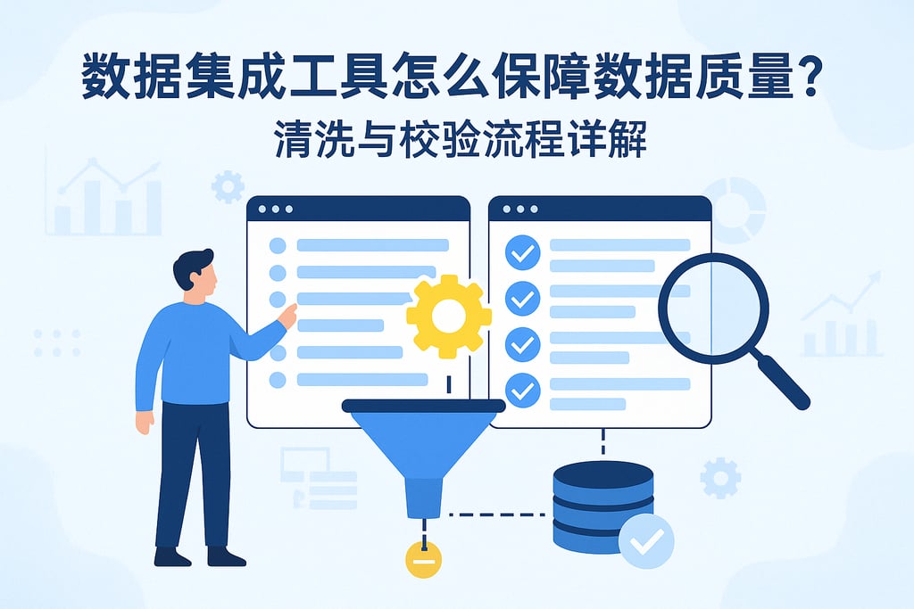 数据集成工具怎么保障数据质量？清洗与校验流程详解