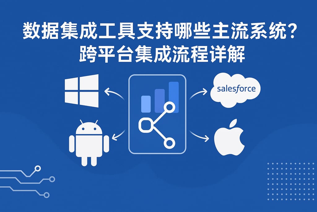 数据集成工具支持哪些主流系统？跨平台集成流程详解