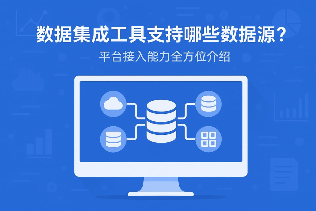 数据集成工具支持哪些数据源？平台接入能力全方位介绍