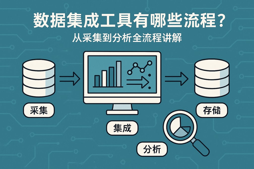 数据集成工具有哪些流程？从采集到分析全流程讲解