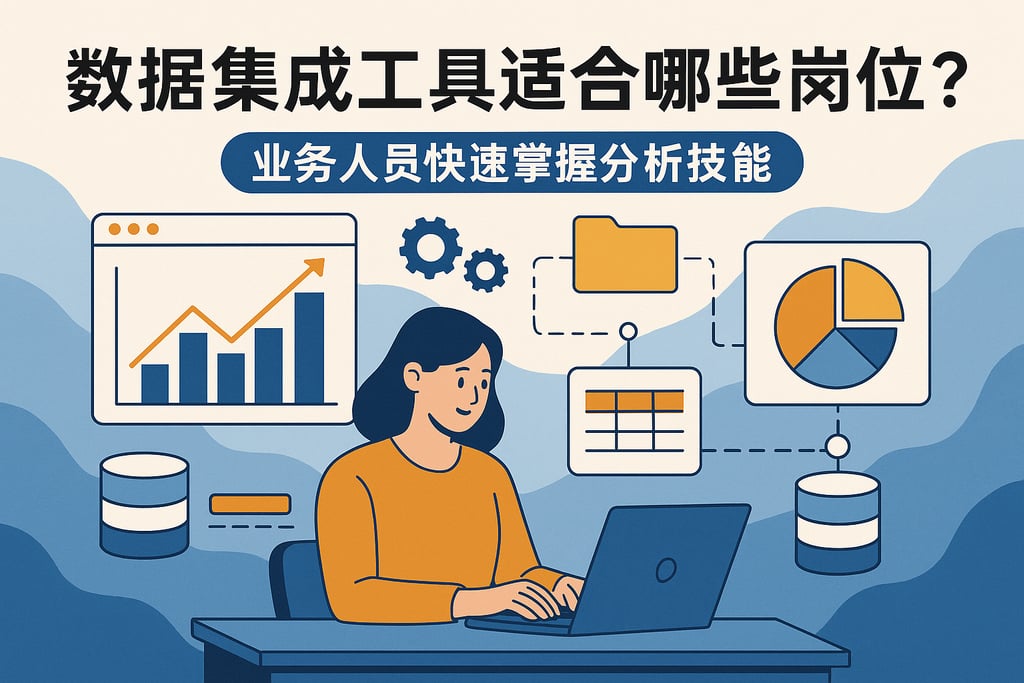 数据集成工具适合哪些岗位？业务人员快速掌握分析技能