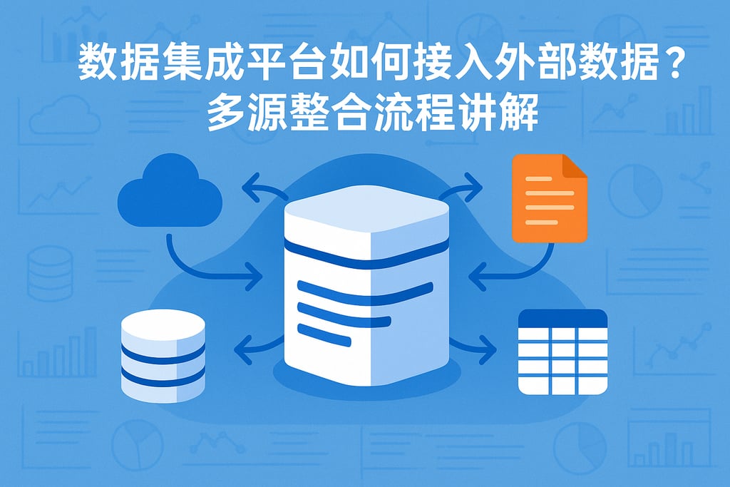 数据集成平台如何接入外部数据？多源整合流程讲解