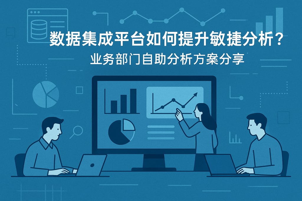 数据集成平台如何提升敏捷分析？业务部门自助分析方案分享