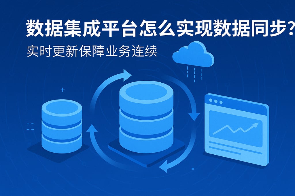数据集成平台怎么实现数据同步？实时更新保障业务连续