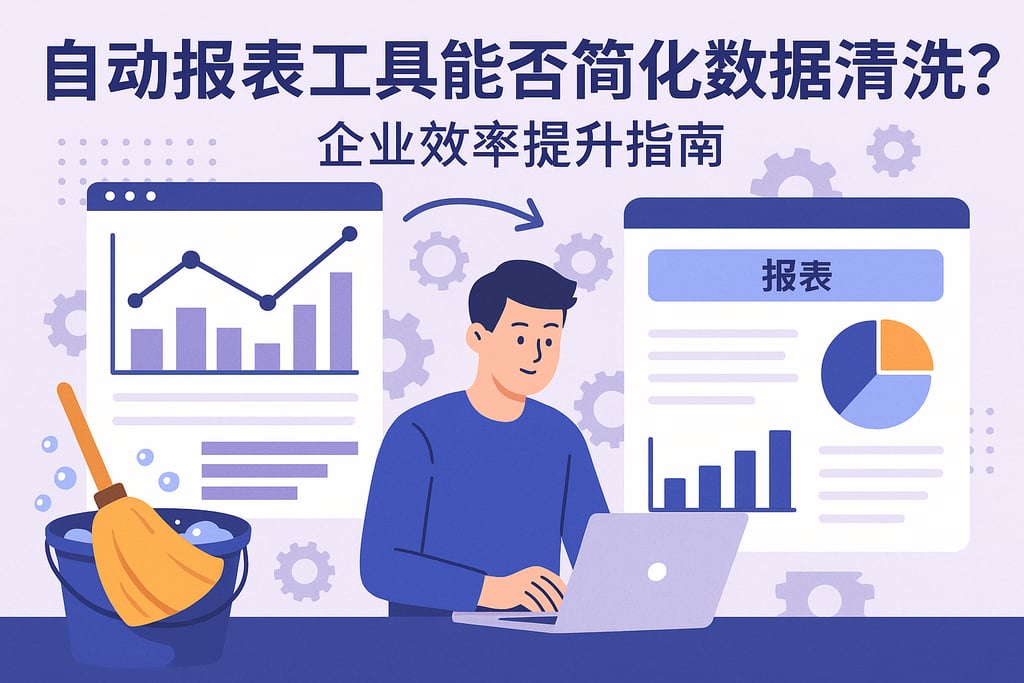自动报表工具能否简化数据清洗？企业效率提升指南
