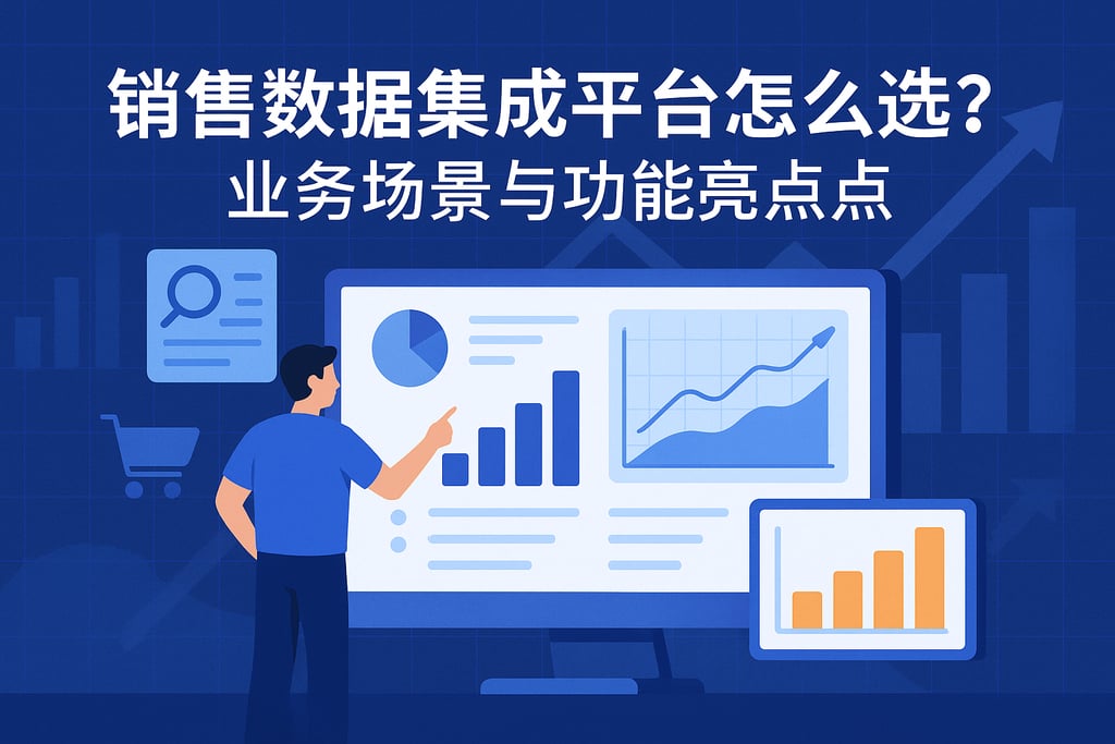 销售数据集成平台怎么选？业务场景与功能亮点盘点