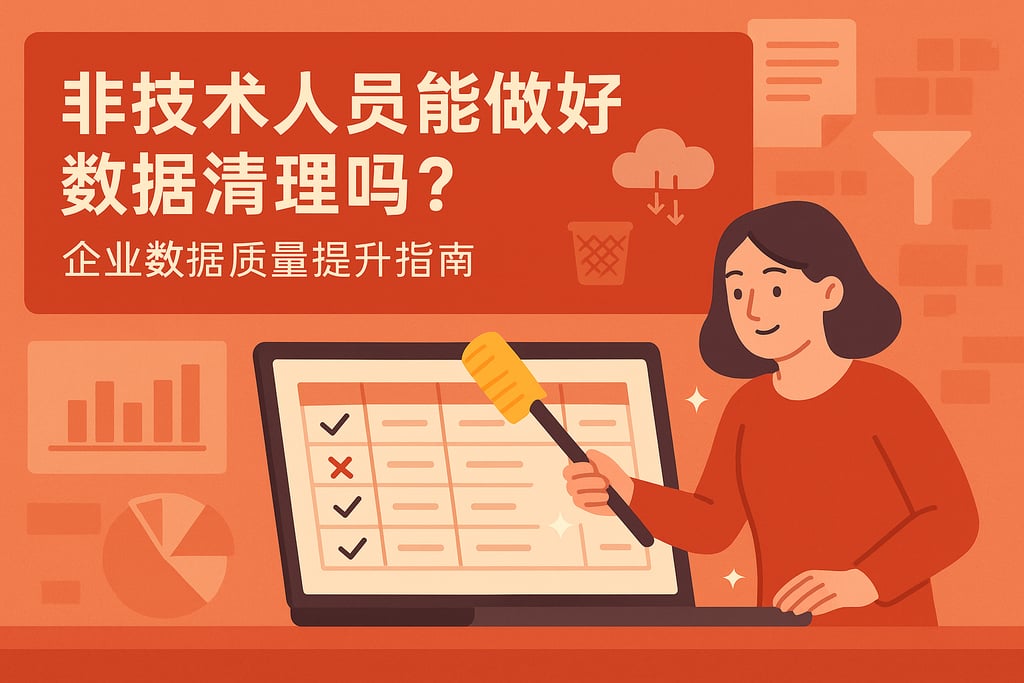 非技术人员能做好数据清理吗？企业数据质量提升指南