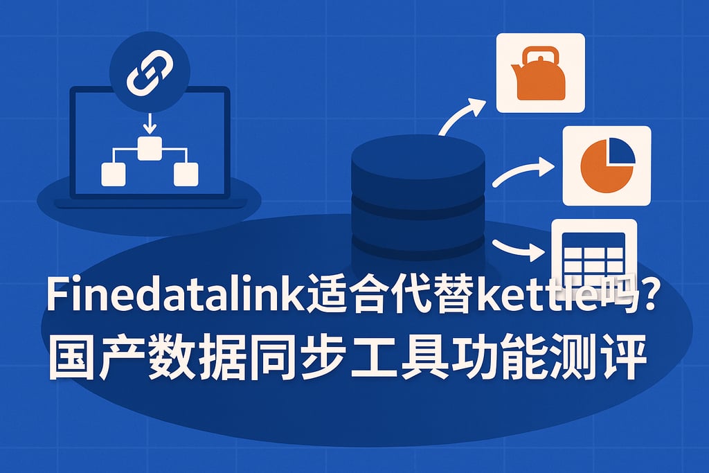 Finedatalink适合代替kettle吗？国产数据同步工具功能测评