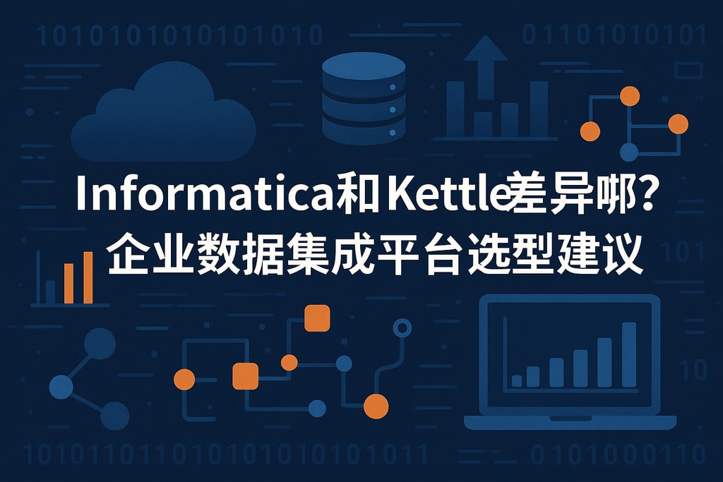 Informatica和kettle差异在哪？企业数据集成平台选型建议