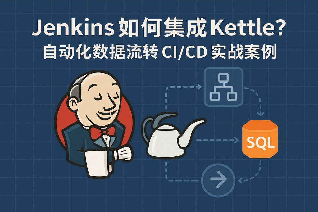Jenkins如何集成kettle？自动化数据流转CI/CD实战案例