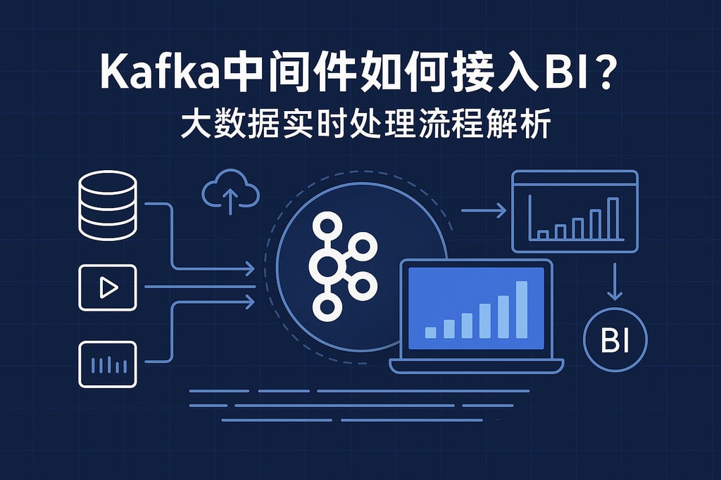 Kafka中间件如何接入BI？大数据实时处理流程解析