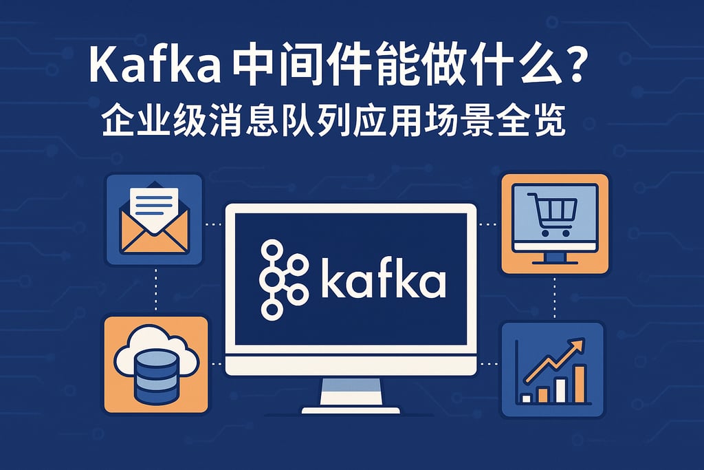 Kafka中间件能做什么？企业级消息队列应用场景全览