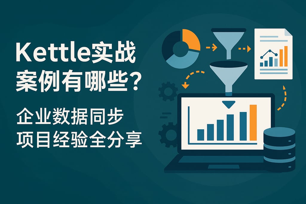 Kettle实战案例有哪些？企业数据同步项目经验全分享
