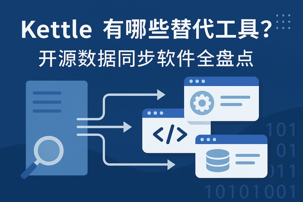 Kettle有哪些替代工具？开源数据同步软件全盘点