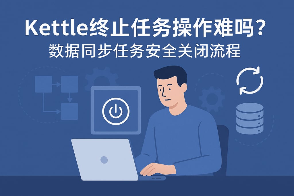 Kettle终止任务操作难吗？数据同步任务安全关闭流程