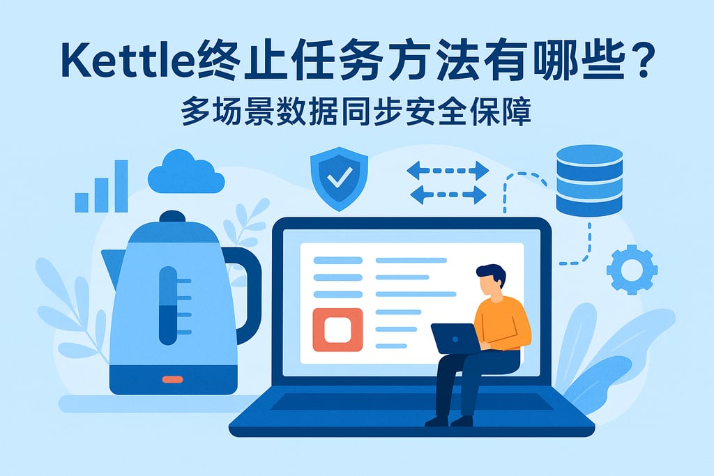 Kettle终止任务方法有哪些？多场景数据同步安全保障