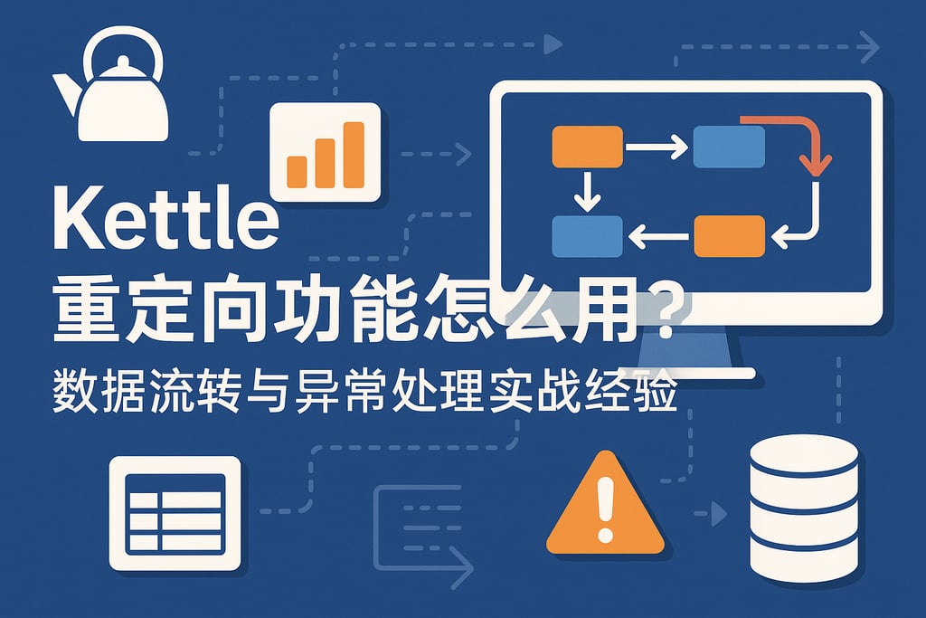 Kettle重定向功能怎么用？数据流转与异常处理实战经验