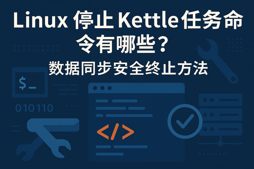 Linux停止Kettle任务命令有哪些？数据同步安全终止方法