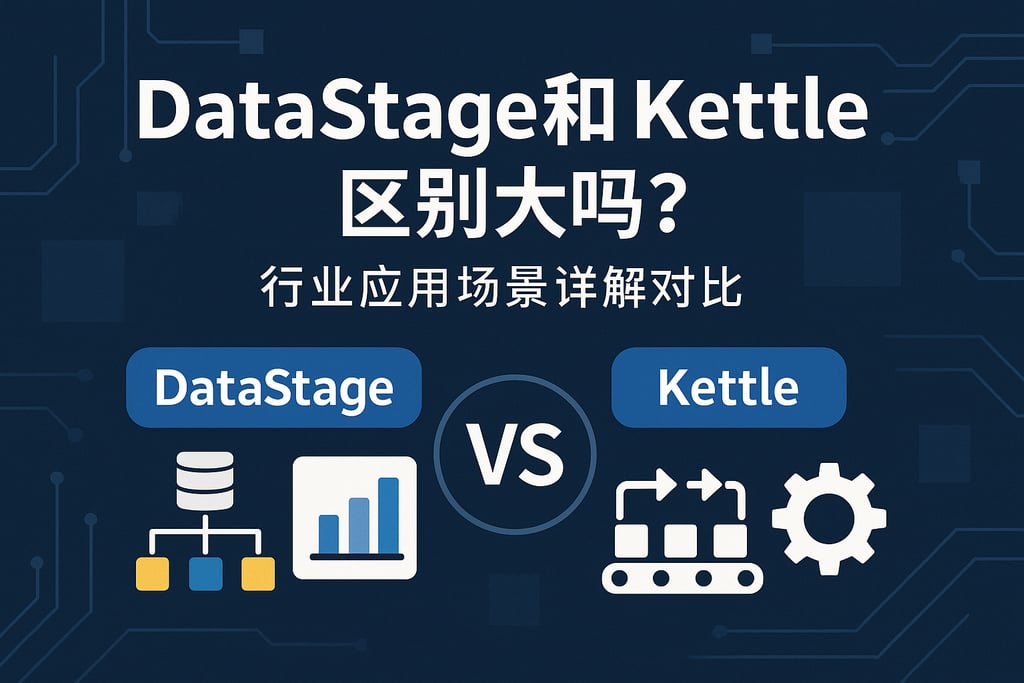 datastage和kettle区别大吗？行业应用场景详解对比