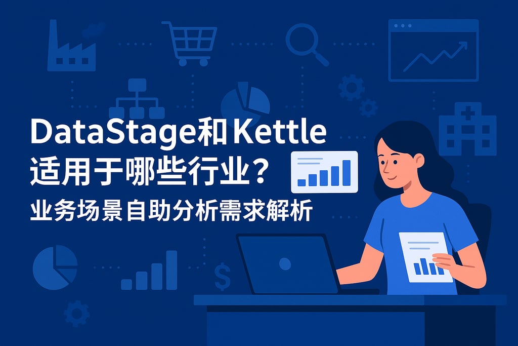 datastage和kettle适用于哪些行业？业务场景自助分析需求解析