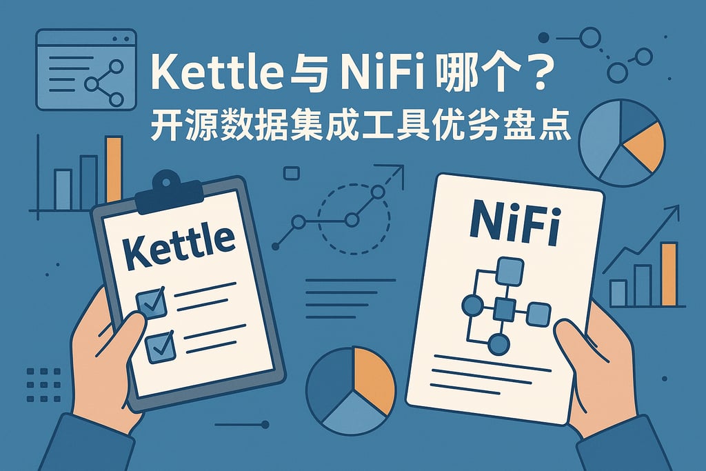 kettle与nifi比较好在哪里？开源数据集成工具优劣盘点