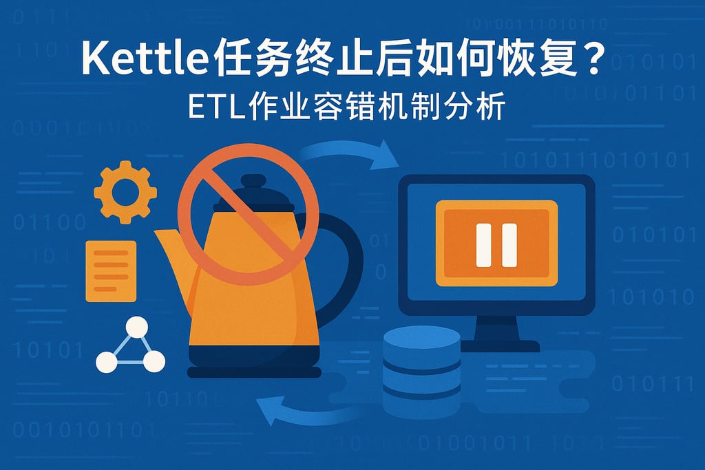 kettle任务终止后如何恢复？ETL作业容错机制分析