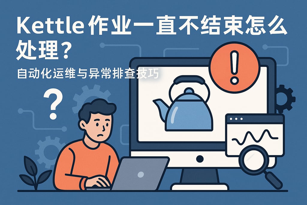 kettle作业一直不结束怎么处理？自动化运维与异常排查技巧