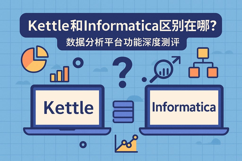 kettle和informatica区别在哪里？数据分析平台功能深度测评