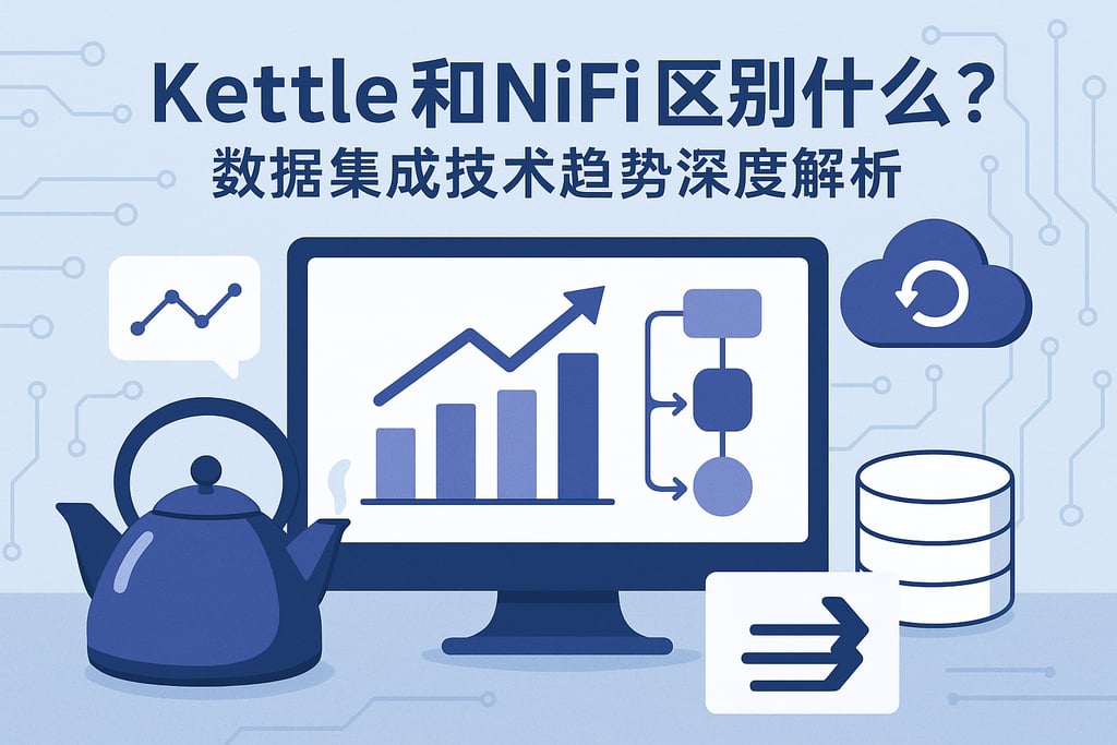 kettle和nifi区别是什么？数据集成技术趋势深度解析
