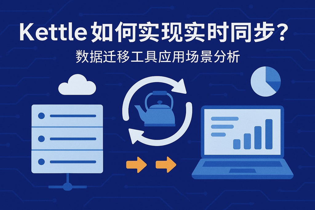 kettle如何实现实时同步？数据迁移工具应用场景分析