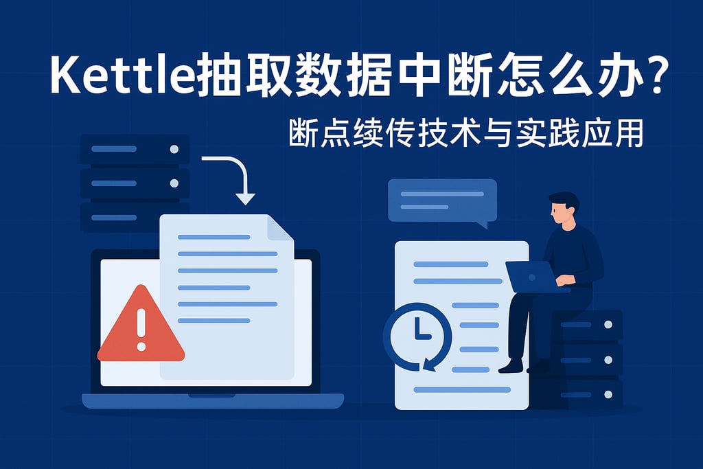 kettle抽取数据中断怎么办？断点续传技术与实践应用