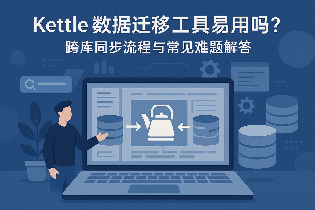kettle数据迁移工具易用吗？跨库同步流程与常见难题解答