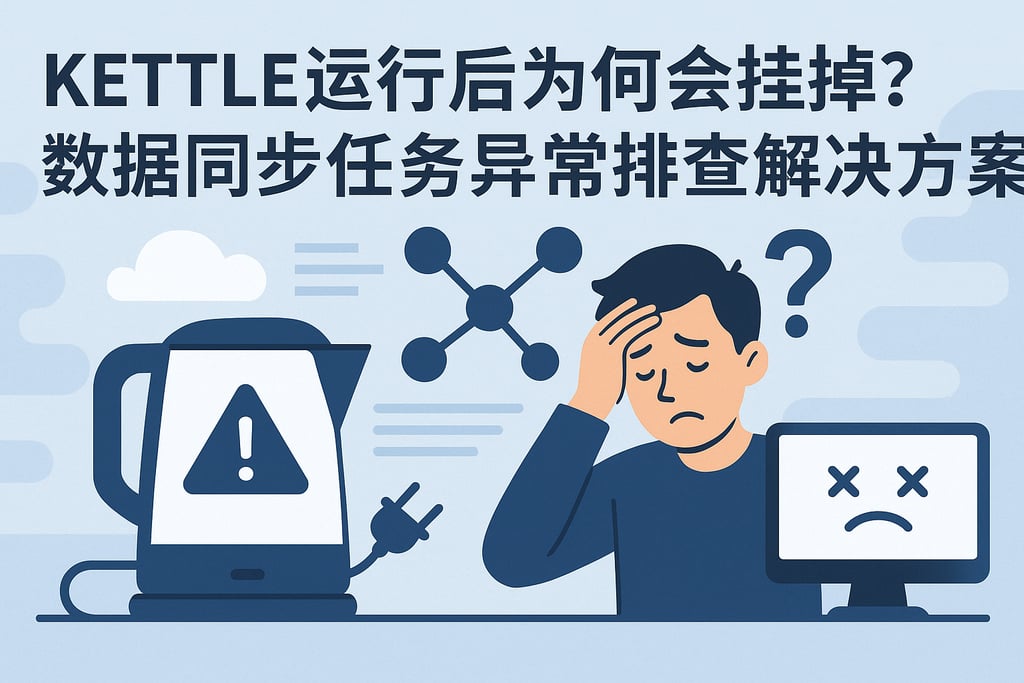 kettle运行后为何会挂掉？数据同步任务异常排查解决方案