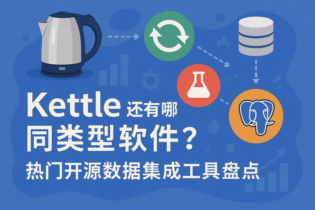kettle还有哪些同类型软件？热门开源数据集成工具盘点