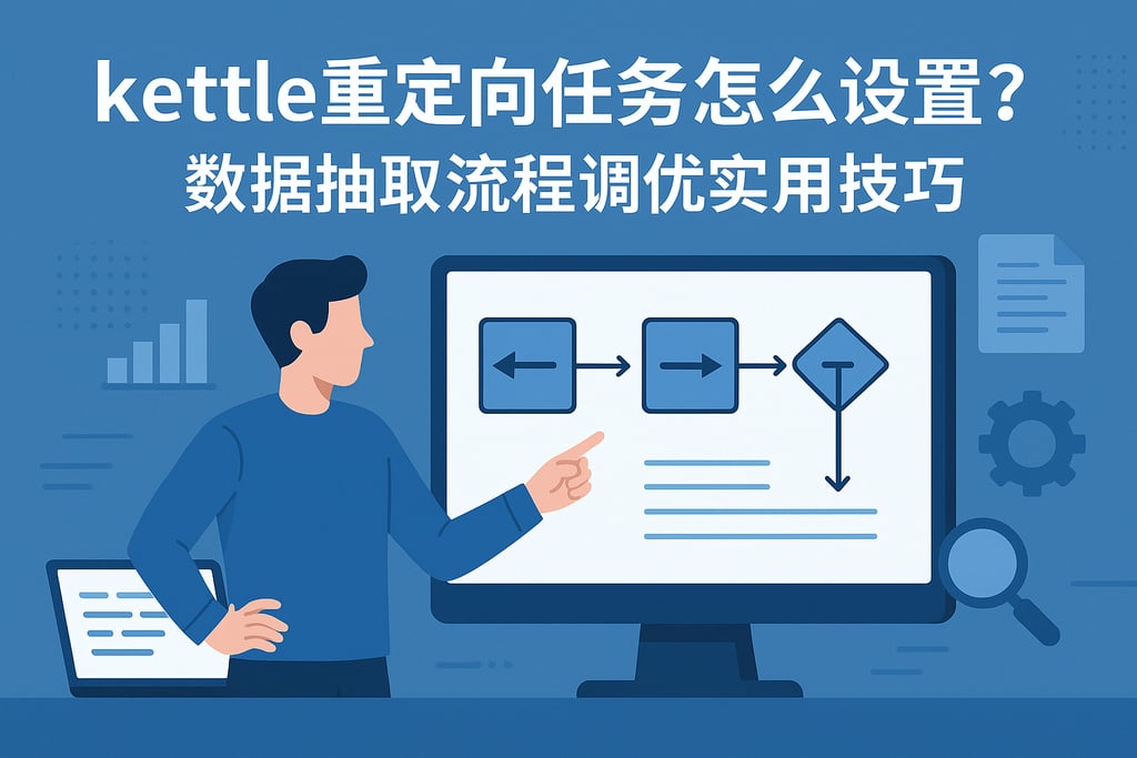 kettle重定向任务怎么设置？数据抽取流程调优实用技巧