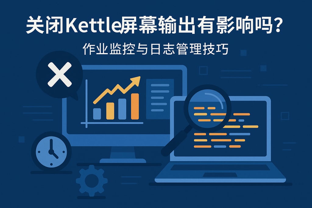 关闭Kettle屏幕输出有影响吗？作业监控与日志管理技巧