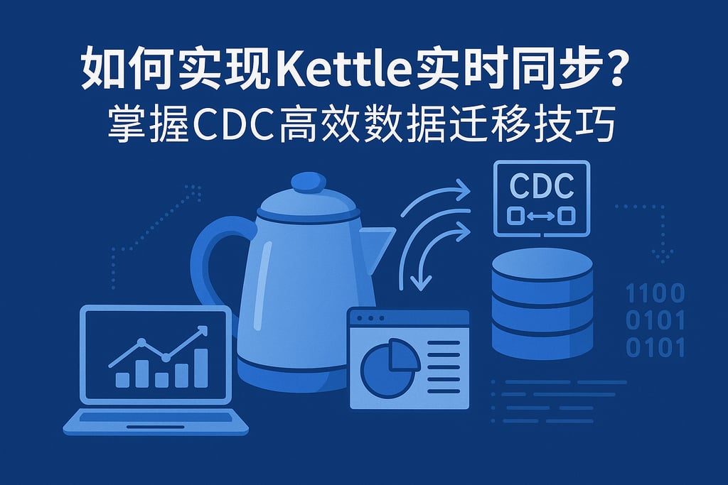 如何实现kettle实时同步？掌握CDC高效数据迁移技巧