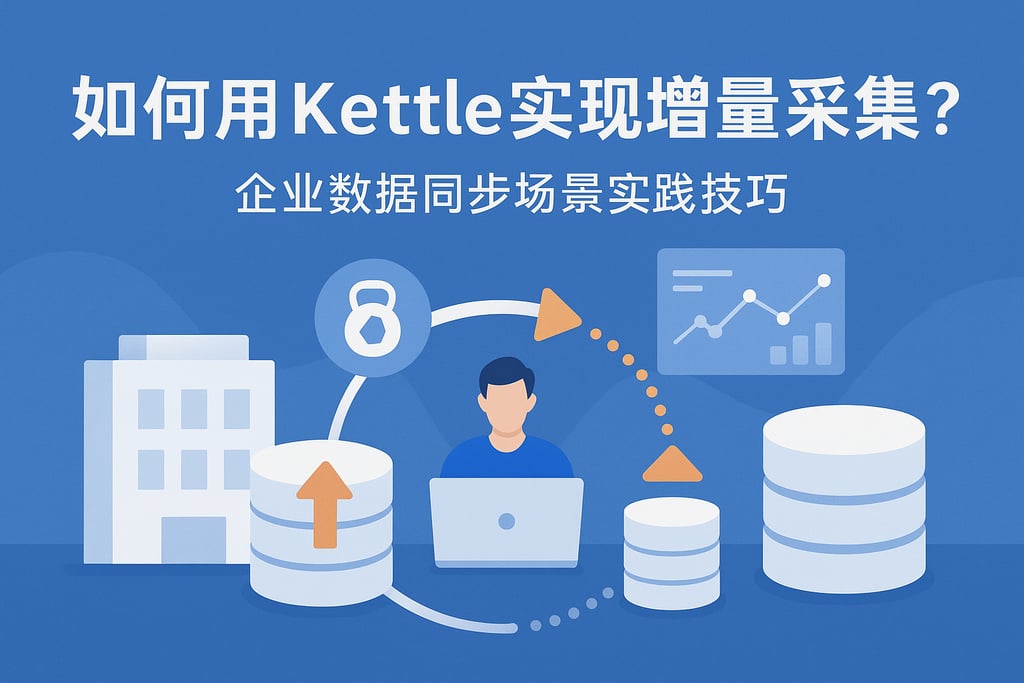 如何用kettle实现增量采集？企业数据同步场景实践技巧