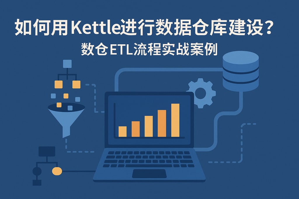 如何用kettle进行数据仓库建设？数仓ETL流程实战案例