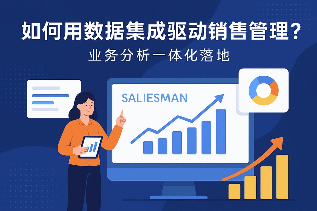 如何用数据集成驱动销售管理？业务分析一体化落地