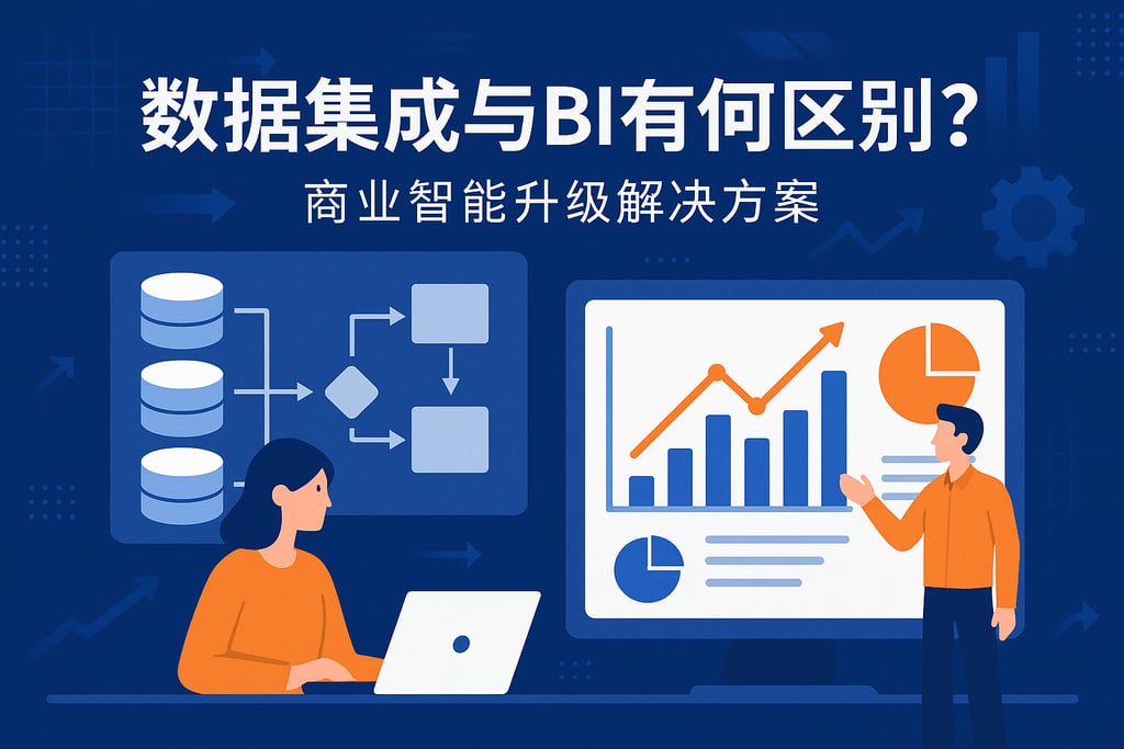 数据集成与BI有何区别？商业智能升级解决方案