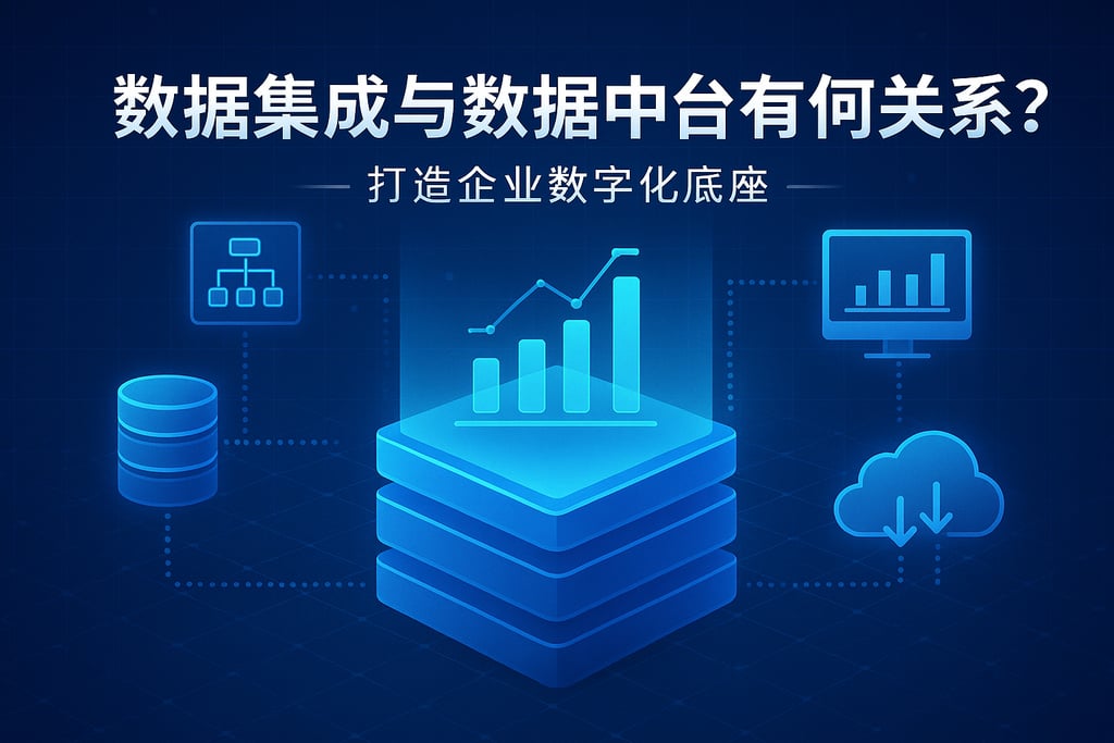 数据集成与数据中台有何关系？打造企业数字化底座